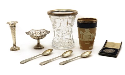 Lot 27 - A collection silver items