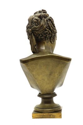 Lot 196 - A bronze bust