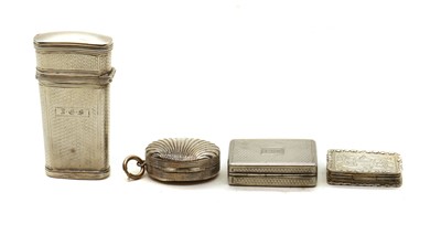Lot 4 - A collection of silver vinaigrettes