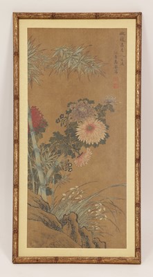 Lot 163 - A Chinese gouache painting