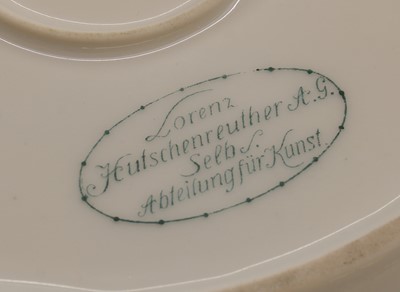 Lot 175 - A LHS Lorenz Hutschenreuther Selb porcelain cabaret set