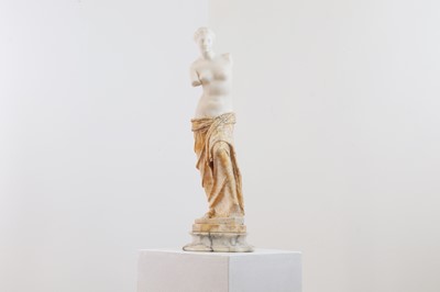 Lot 14 - A marble figure of the Venus de Milo