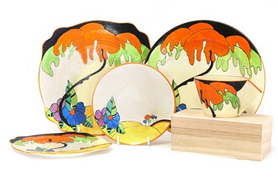 Lot 212 - A collection of Clarice Cliff ‘Woodland’ items