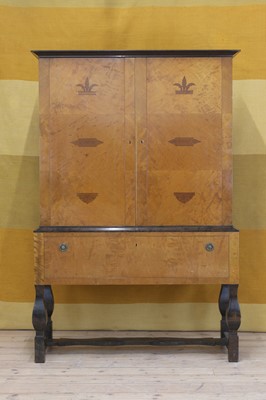 Lot 194 - A Swedish Art Deco 'Haga' birch cabinet