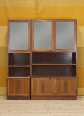Lot 539 - Two Danish rosewood bookcases