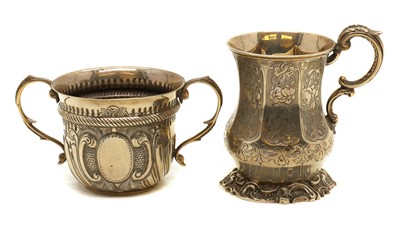 Lot 30 - A Victorian silver Christening mug