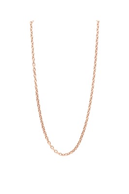 Lot 78 - A 9ct rose gold necklace