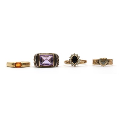 Lot 227 - Three gold rings