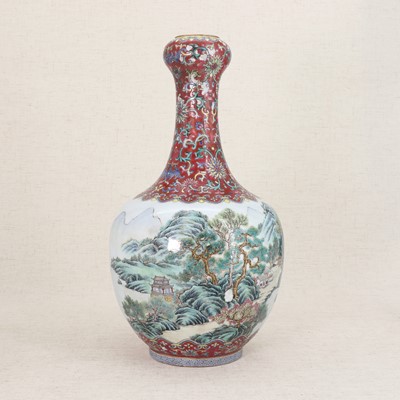 Lot 241 - A Chinese famille rose vase