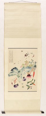 Lot 238 - A Chinese hanging scroll