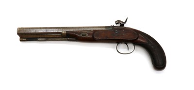 Lot 102 - A percussion duelling pistol