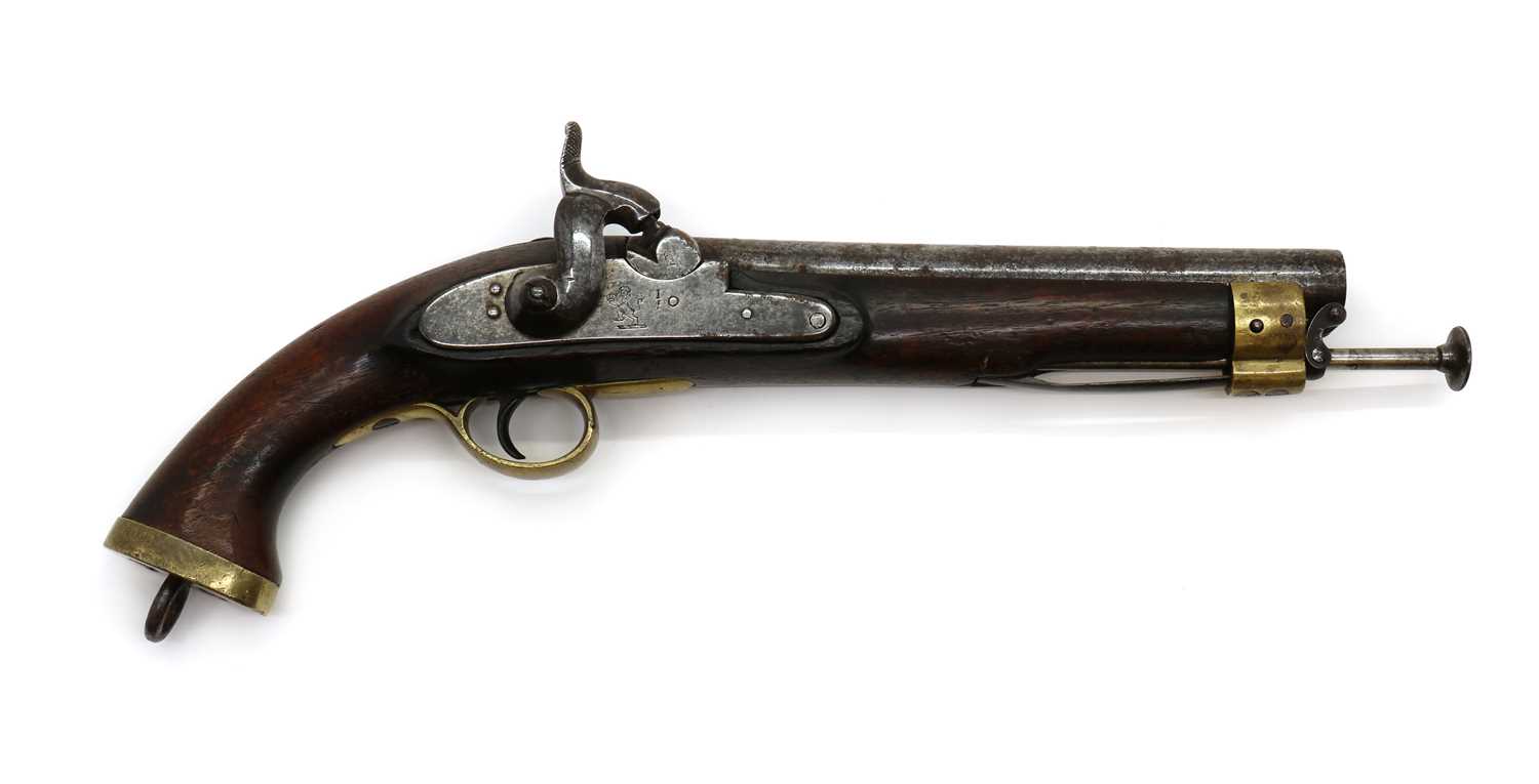 Lot 99 - An East India Company percussion holster pistol