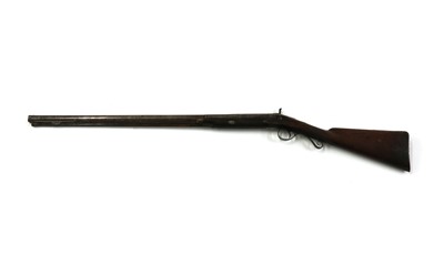 Lot 105 - A muzzle loading percussion rifle