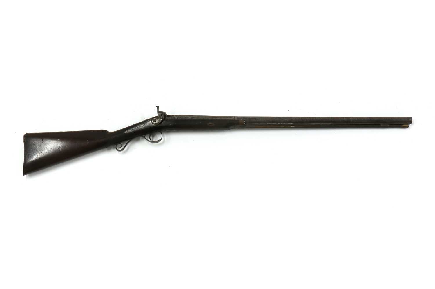 Lot 105 - A muzzle loading percussion rifle