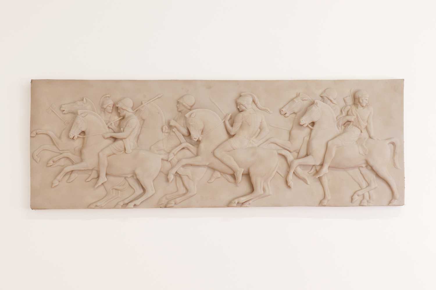 Lot 21 - A fibreglass bas relief panel
