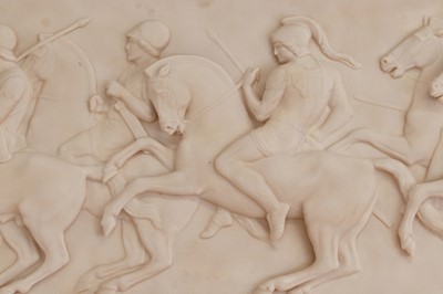 Lot 21 - A fibreglass bas relief panel