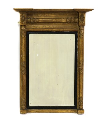 Lot 372 - A Regency gilt framed pier glass