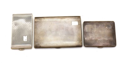 Lot 23 - A silver cigarette case