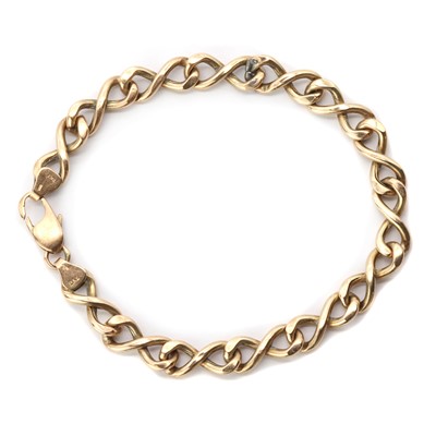 Lot 168 - A 9ct gold bracelet