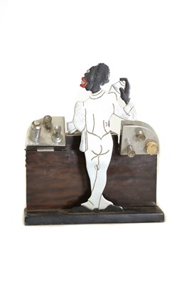 Lot 163 - An Art Deco Ronson 'Bartender' touch-tip smoker's compendium