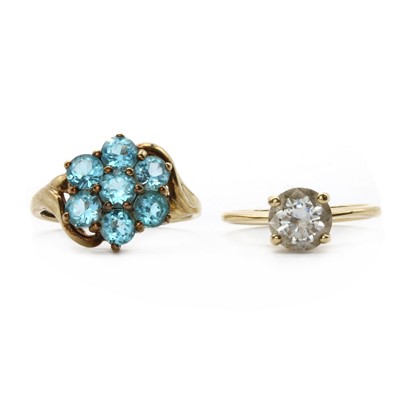 Lot 213 - Two gold rings