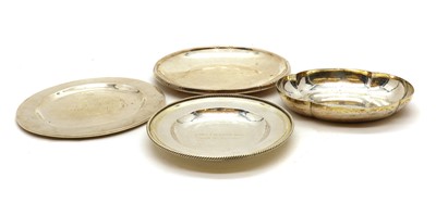 Lot 42 - A collection of silver presentation dishes