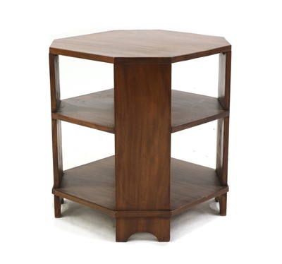 Lot 193 - An Art Deco mahogany octagonal book table