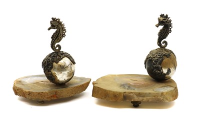 Lot 53 - A pair of silver plated trophies