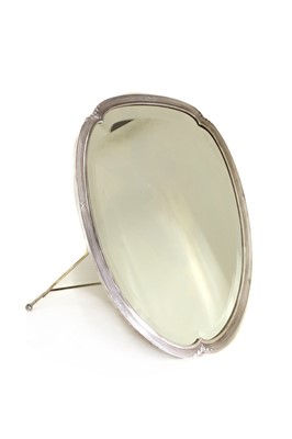Lot 37 - A WMF silver-plated dressing table mirror