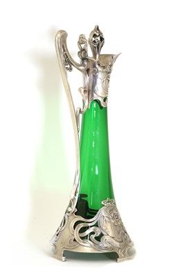 Lot 14 - An Art Nouveau WMF claret jug and stopper