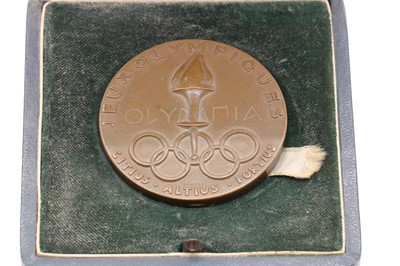 Lot 59 - A 1956 Stockholm Equestrian Olympic bronze medal