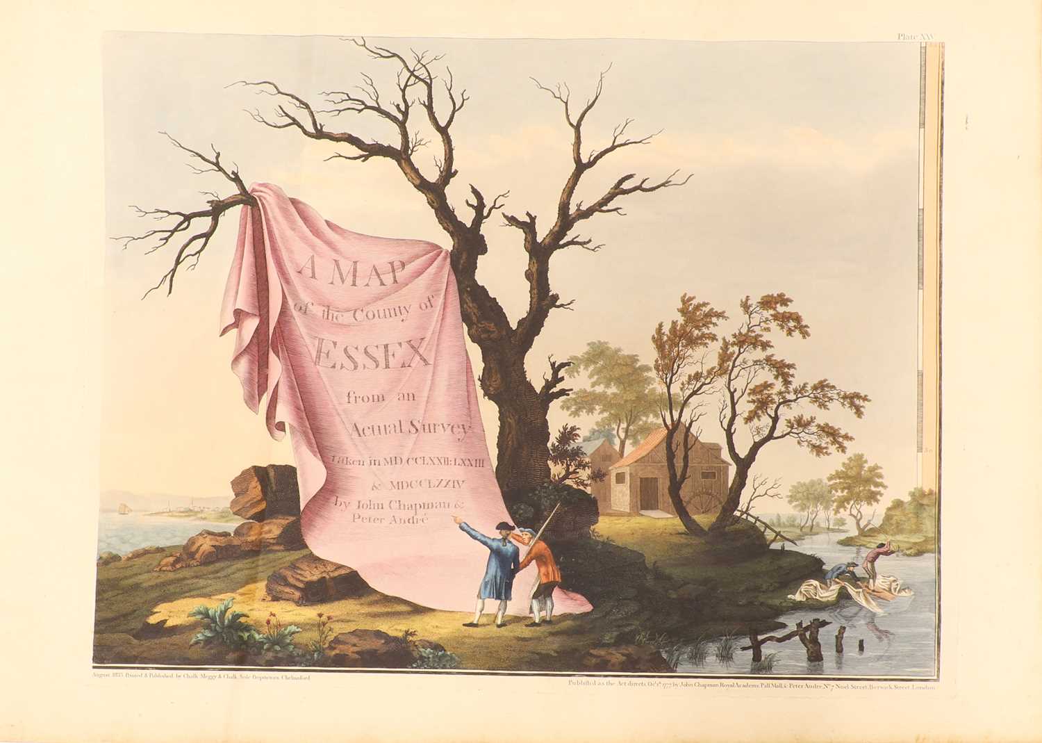 Lot 41 - MAP OF ESSEX: CHAPMAN, John & Peter ANDRE
