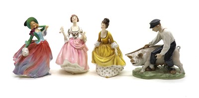 Lot 168 - A Royal Copenhagen porcelain figure group