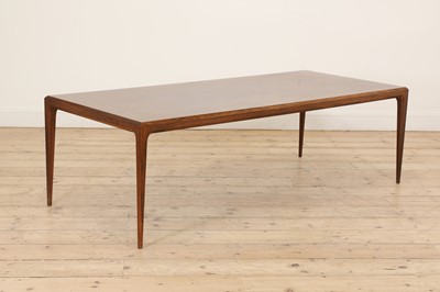 Lot 351 - A Danish rosewood coffee table