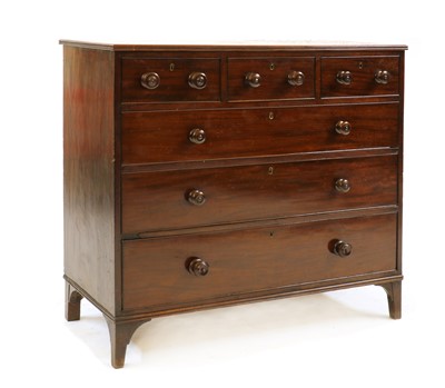 Lot 440 - An Irish mahogany chest of drawers