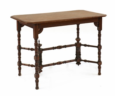 Lot 438 - An Arts & Crafts walnut hall table