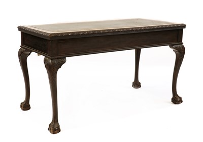 Lot 435 - A George III Chippendale style desk