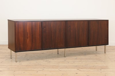 Lot 348 - An Indian rosewood credenza