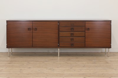 Lot 348 - An Indian rosewood credenza