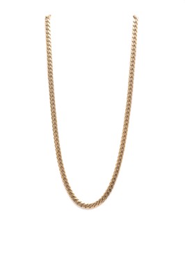 Lot 241 - A 9ct gold curb link chain