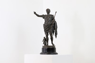 Lot 59 - A grand tour-style bronze figure