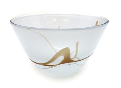 Lot 170 - A Dutch studio glass bowl