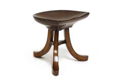Lot 97 - A Liberty & Co. 'Thebes II' oak stool