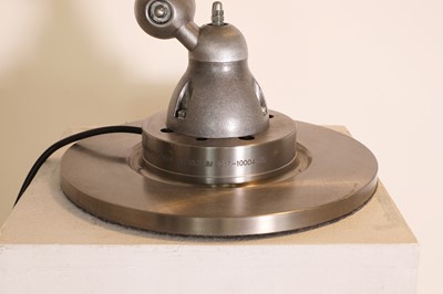 Lot 396 - A Jieldé polished steel articulated lamp