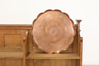 Lot 51 - An Arts and Crafts copper tray