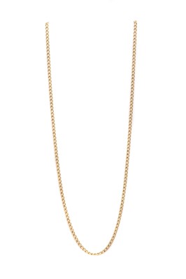 Lot 240 - A 9ct gold curb link chain