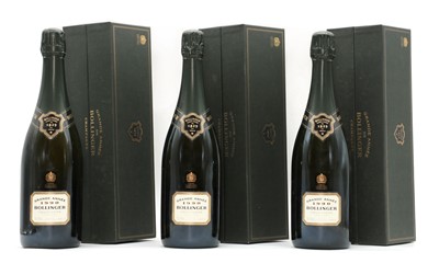 Lot 1 - Bollinger, Ay, Grande Annee, 1990 (3, each boxed)