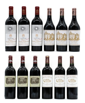 Lot 161 - The Wine Society First Growth Case, 2002 (12, 3 bottles of each)