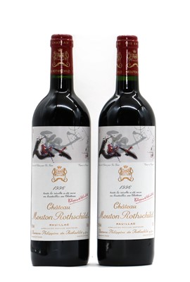 Lot 121 - Chateau Mouton Rothschild, Pauillac, 1996 (2)