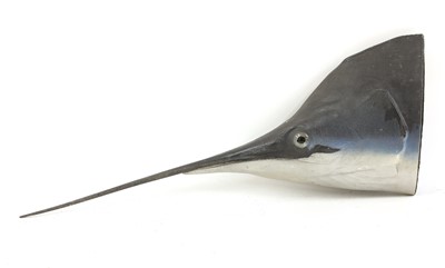 Lot 318 - A taxidermy marlin fish head mount